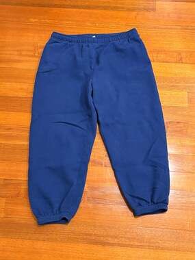 Aritzia TNA Sweatfleece Mega Fit Jogger Sweatpants in Noble Blue Size XL